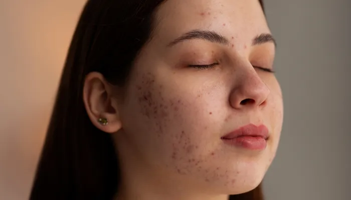 People with Acne Scars